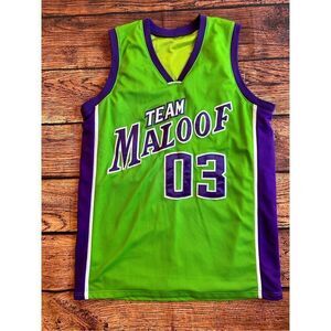 NBA Sacramento Kings Team Maloof #03 Green‎ 2003 Retro Maloofs Jersey Size L